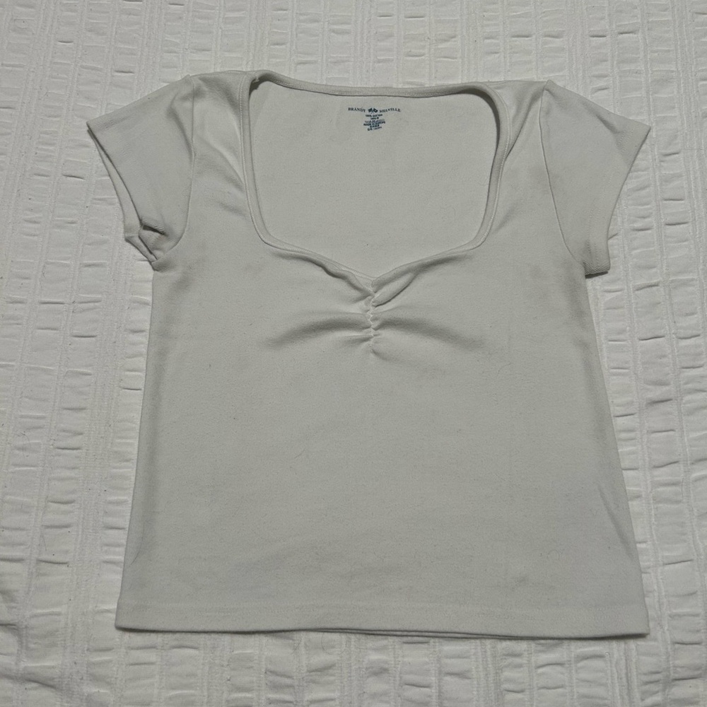 Brandy Mellvile square neck top